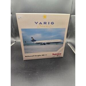 Herpa Wings Varig Brasil McDonnell Douglas MD-11 Diecast Model 1:500 503402